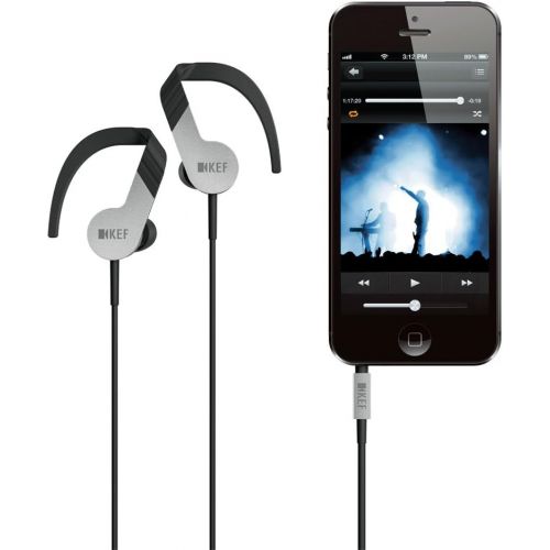 KEF M200 Hi-Fi In-Ear Headphones - AluminumBlack