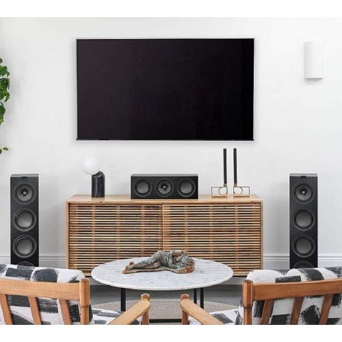  KEF Q650c Center Channel Speaker (Each, Black)