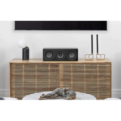  KEF Q650c Center Channel Speaker (Each, Black)