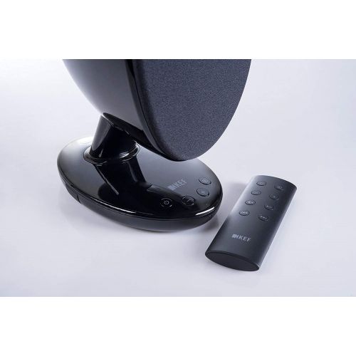  KEF EGG Versatile Desktop Speaker System - Gloss Black (Pair)