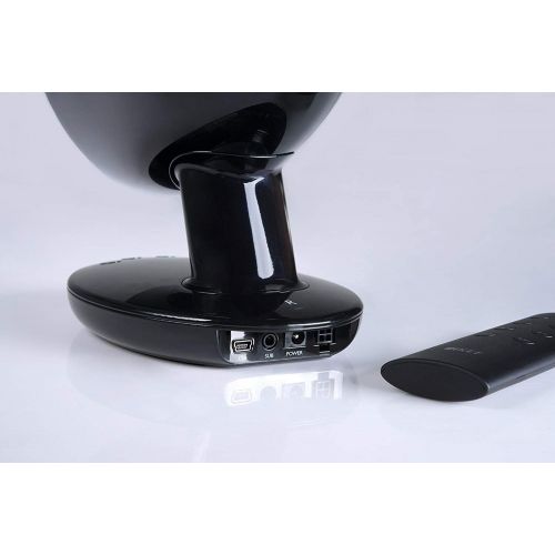  KEF EGG Versatile Desktop Speaker System - Gloss Black (Pair)