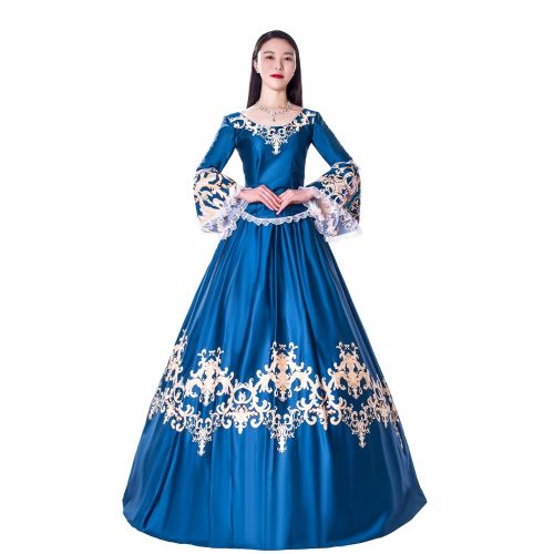  KEMAO Womens Dress Outfits Party Costume HighEnd Court Rococo Baroque Marie Antoinette Ball Dresses 18Th Century Renaissance