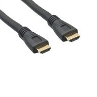 KENTEK Kentek 35 Feet FT CL2 Rated High Speed HDMI 1.4 Cable with Ethernet 4K 3D Male to Male MM 24 AWG Gold-Plated Connector Cord HDTV Monitor Display in-Wall Installation Black