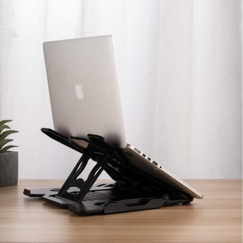  [아마존베스트]KENTEVIN Laptop Stand Adjustable Laptop Computer Stand Multi-Angle Stand Phone Stand Portable Foldable Laptop Riser Notebook Holder Stand Compatible for 10 to 17” Laptops