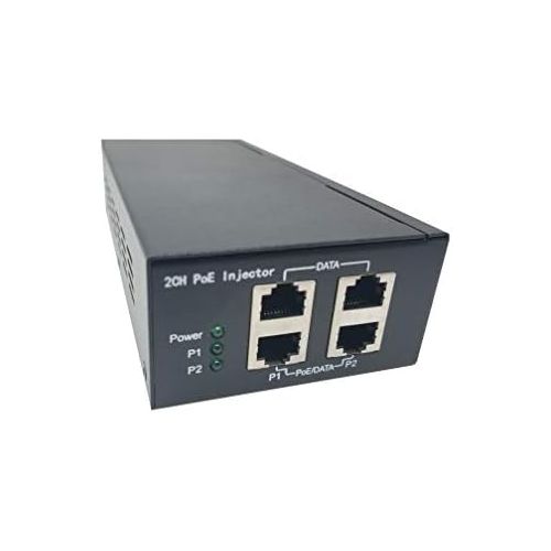  KENUCO Kenuco POE-M922-60W 2 Ports Gigabit PoE (Power Over Ethernet) Injector Adapter 53 Volt 60 Watt