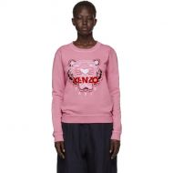 Kenzo Pink Limited Edition Bleached Tiger Sweatshirt