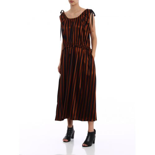 겐조 Kenzo Sleeveless striped long dress