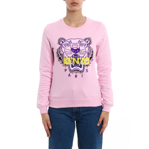 겐조 Kenzo Tiger light pink classic sweatshirt