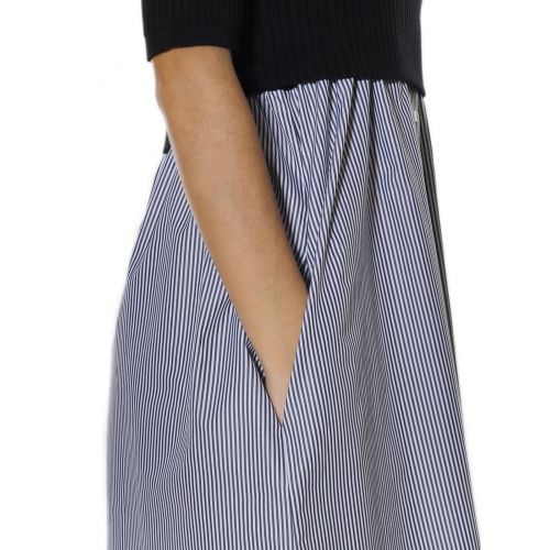 겐조 Kenzo Rib knitted top striped dress