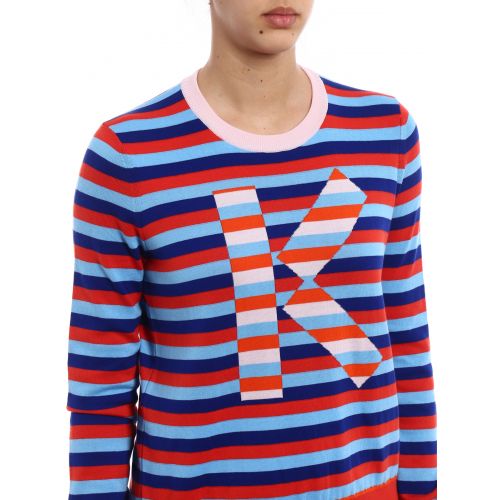 겐조 Kenzo K multicolour stripe sweater