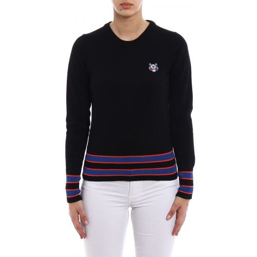 겐조 Kenzo Tiger three-tone sweater