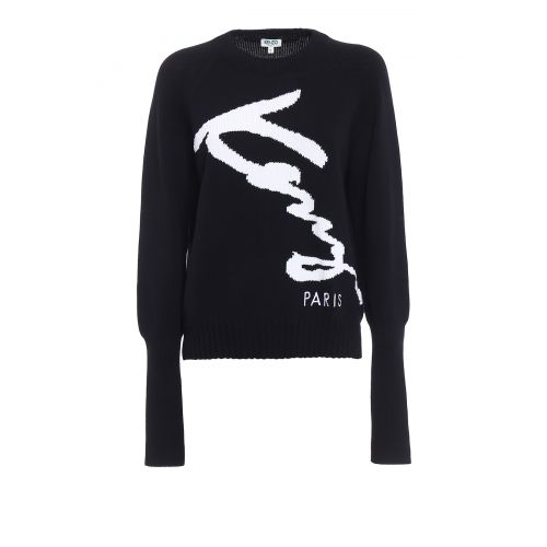 겐조 Kenzo Signature intarsia sweater