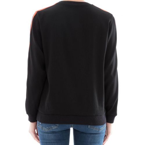 겐조 Kenzo Contrasting bands crepe crewneck