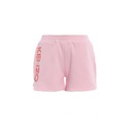 Kenzo pink cotton fleece shorts