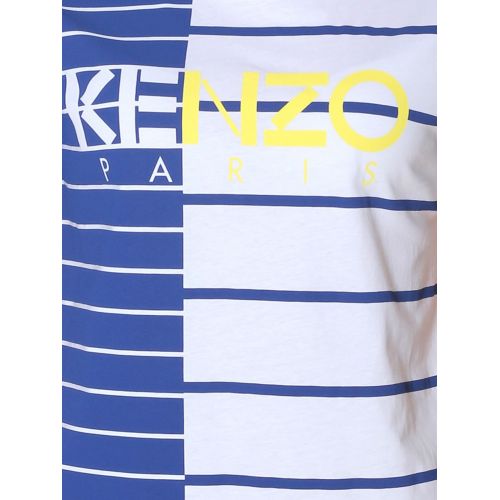겐조 Kenzo Striped colour block T-shirt
