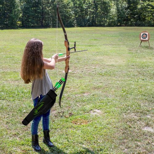  KESHES Archery Back Arrow Quiver Holder - Adjustable Quivers for Arrows, for Bow Hunting and Target Practicing; Youth and Adults