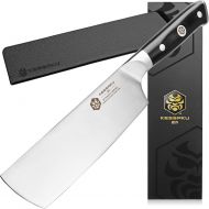 Kessaku 7-Inch Nakiri Vegetable Cleaver Knife - Dynasty Series - Forged ThyssenKrupp German HC Steel - G10 Handle with Blade Guard