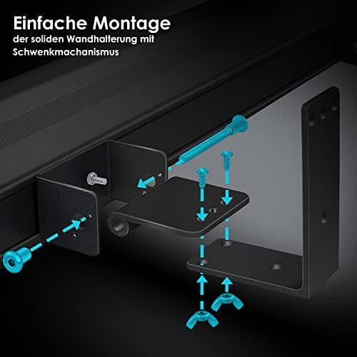  Kesser KESSER Infrarot Heizstrahler 2000W mit Fernbedienung Heizstrahler Quarzstrahler Infrarot-Heizstrahler Terrassenheizer Wickeltischstrahler, Infrarot, Wand-Heizstrahler Schwarz