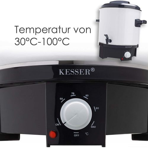  [아마존베스트]Kesser preserving machine 27 litres, 1800 watt, temperature of 30 - 100 °C, continuous operation, automatic switch-off, automatic preserving machine, hot drinks, mulled wine pot.