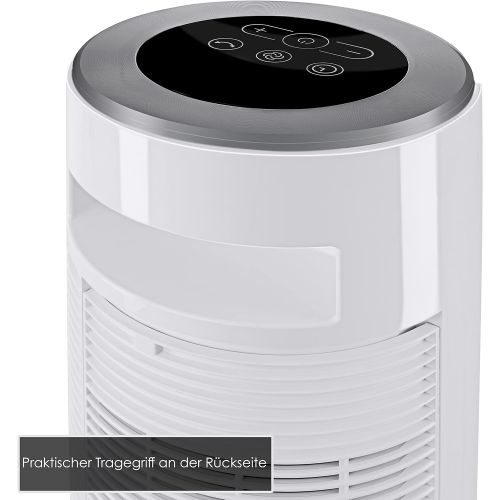 [아마존베스트]Kesser Tower Fan Remote Control Fan LED Display Pedestal Fan Air Conditioner, black