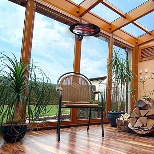  [아마존베스트]Kesser Heater 2000 Watt  Infrared  Floor Heater  Patio Heating  Spotlight  Height Adjustable  Quartz Heater  Indoor / Outdoor  Changing Table Heater