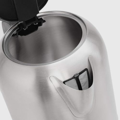  [아마존베스트]KESSER Stainless Steel Kettle 2200 W 1.7 L with LED Lighting Colour Depending on Temperature Selection, 60, 70, 80, 90, 100 °C, Limescale Filter, 2 Hours Warm Function