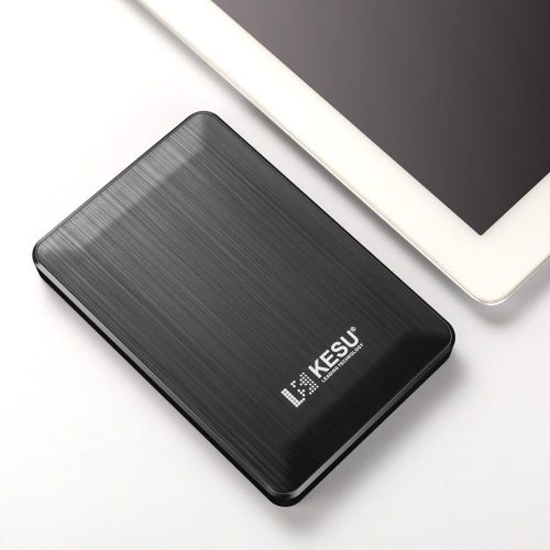  [아마존 핫딜] KESU 2.5 500GB Ultra Slim Portable External Hard Drive USB3.0 HDD Storage Compatible for PC, Desktop, Laptop, Xbox One, Xbox 360, PS4(Black)