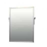 KETCHAM Ketcham Cabinets Adjustable Tilt Stainless Steel Accessible Mirror - 24 W x 36 H