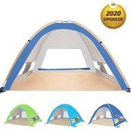 [아마존베스트]KEUMER Venustas Large Pop Up Beach Tent Automatic Sun Shelter Cabana Easy Set Up Light Weight Camping Fishing Tents 4 Person Anti-UV Portable Sunshade for Family Adults