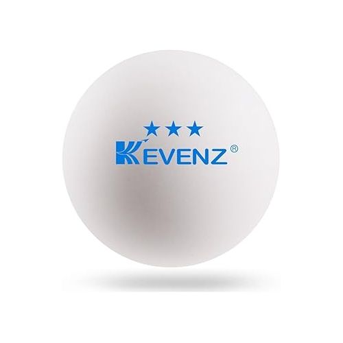  KEVENZ 3 Star Ping Pong Balls, 40+mm Advanced Table Tennis Balls, Bulk Outdoor and Indoor Ping-Pong Balls for Training, Competition and More, White
