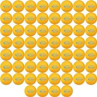 KEVENZ 60-Pack 3 Star Ping Pong Balls, 40+mm Advanced Table Tennis Ball, Bulk Outdoor Ping Pong Balls, Orange