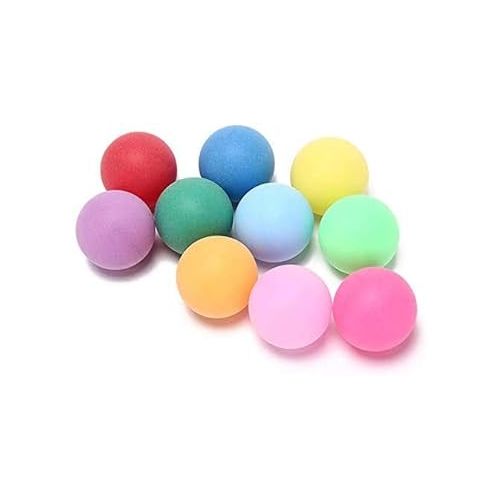  KEVENZ 60 or 120 Pack Ping Pong Balls, 40+mm Assorted Color Table Tennis Balls, Multi-Color Pong Balls for Pong Games, Arts and Craft, Party Decoration, Not for Ball Pit