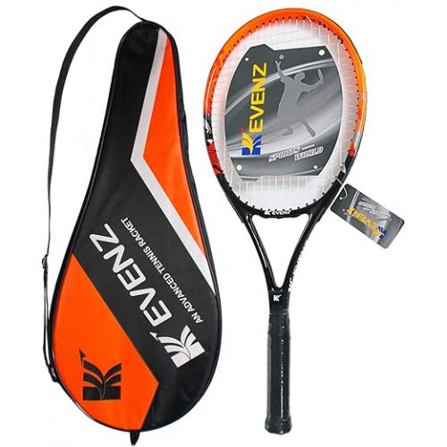  KEVENZ Tennis Racket for Adults,Carbon Fiber Tennis Racquet with Carring Bag,Light Weight and Shock Resistant
