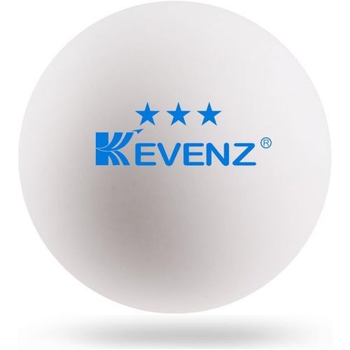  KEVENZ 3 Star Ping Pong Balls, 12 or 60 Pack Advanced Table Tennis Balls,Bulk Outdoor Ping-Pong Balls