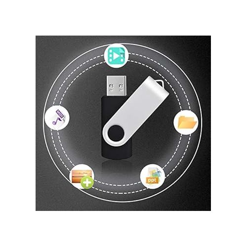  16GB Flash Drive 10 Pack USB Flash Drive 16 gb KEXIN Thumb Drive Memory Stick Zip Drive USB 2.0, 5 Colors (Black, Blue, Green, White, Red)