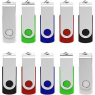 KEXIN Flash Drive 16GB USB 3.0 Flash Drive 16 GB Thumb Drive USB Drive Bulk Jump Drive Swivel Pen Drive with LED Indicator 16G USB 3.0