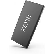 [아마존 핫딜] KEXIN 1TB SSD Drive External SSD Read/Write Up to 540MB/s Portable Solid State Drive - USB-C, USB 3.1, X1 Pro Black