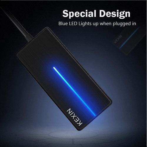  [아마존 핫딜]  [아마존핫딜]KEXIN USB Hub, Ultra Slim Extra Leich 5-in-1 USB Hubs mit 3 USB 3.0-Ports und SD/TF Kartenleser Datenuebertragung mit 5 GBit/s Geschenk fuer PC, Tablet, Windows, Mac OS, Linux (Schwa