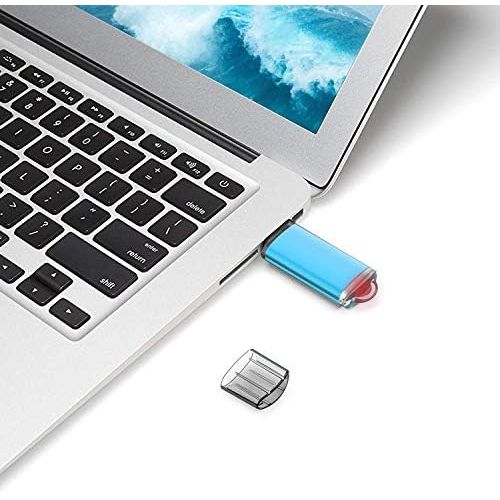  [아마존 핫딜]  [아마존핫딜]KEXIN USB Stick, 5 Bunt USB-Stick 4GB Stueck Speicherstick 2.0 Mini Flash-Laufwerk Memory Sticks mit Kappe (Blau, Lila, Hot-Pink,Gruen, Orange) (4GB*5PCS)
