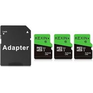 KEXIN 3 Pack 32GB Micro SD Card Memory Card MicroSDHC UHS-I Memory Cards Class 10 High Speed Card, C10, U1, 32 GB 3 Pack