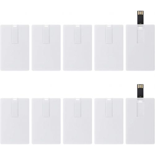  KEXIN Bulk USB Flash Drive 32GB USB Business Card Credit Card Bank Card Shape Flash Drives Memory Stick Key Credit USB Drives - Bulk USB Flash Drives - 32GB 20 PCS (White Card)