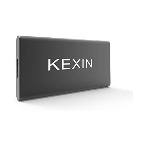  KEXIN 500GB External Solid State Drive Portable SSD High Speed Portable External Storage Ultra-Slim Solid State Drive for PC, Mac, Xbox & PS4