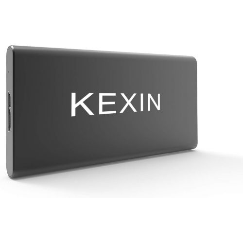  KEXIN 500GB External Solid State Drive Portable SSD High Speed Portable External Storage Ultra-Slim Solid State Drive for PC, Mac, Xbox & PS4