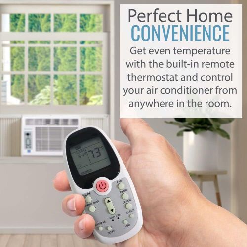  KEYSTONE Energy Star 10,000 BTU Window-Mounted Air Conditioner with Follow Me LCD Remote Control