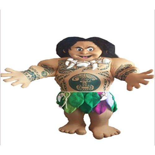  KF Maui Moana Mascot Costume Adult Size Party Halloween Cosplay Outfit