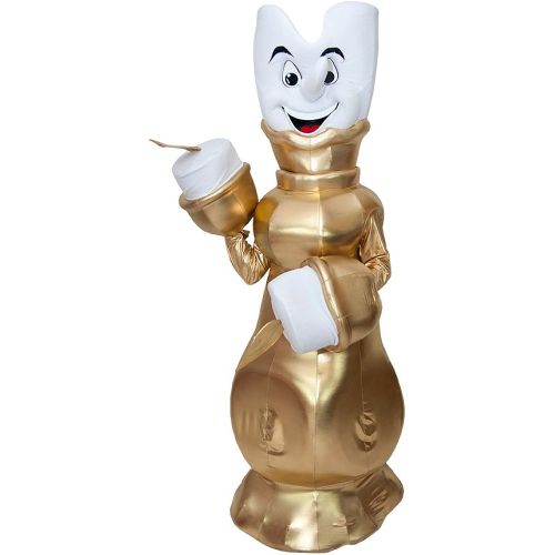  KF Lumiere candelabra Beauty and The Beast Mascot Costume Adult Halloween Party