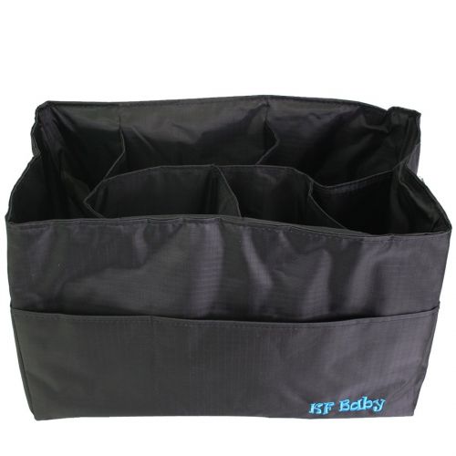  KF baby KF Baby Diaper Bag Insert Organizer - 12 x 6.4 x 8 inch, Black