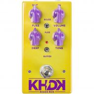 KHDK},description:In its acid yellow and purple enclosure the KHDK Scuzz Box is inspired by the best fuzz pedals throughout the generations, taken to the next level.The Scuzz Box s