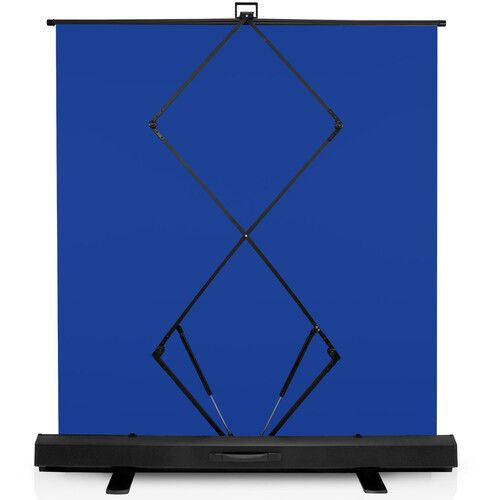  KHOMO GEAR Extra-Large Pull-Up Backdrop Screen (Chroma Blue, 62 x 77