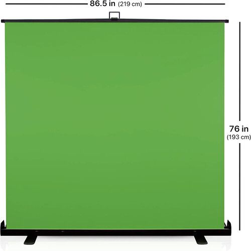  KHOMO GEAR Collapsible Pull-Up Extra Large Screen (Chroma-Key Green, 86.5 x 76